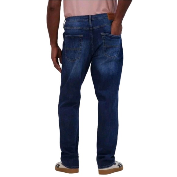Lucky Brand 34x29 Men's 223 Straight Stretch Classic 5-Pocket Blue Denim Jeans - Picture 3 of 13